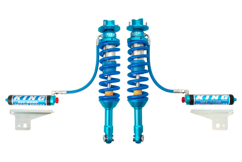 King Shocks 10-14 Ford F150 Raptor 4WD Front 3.0 Dia Remote Reservoir Coilover w/Adjuster (Pair)-LTW Motorsports