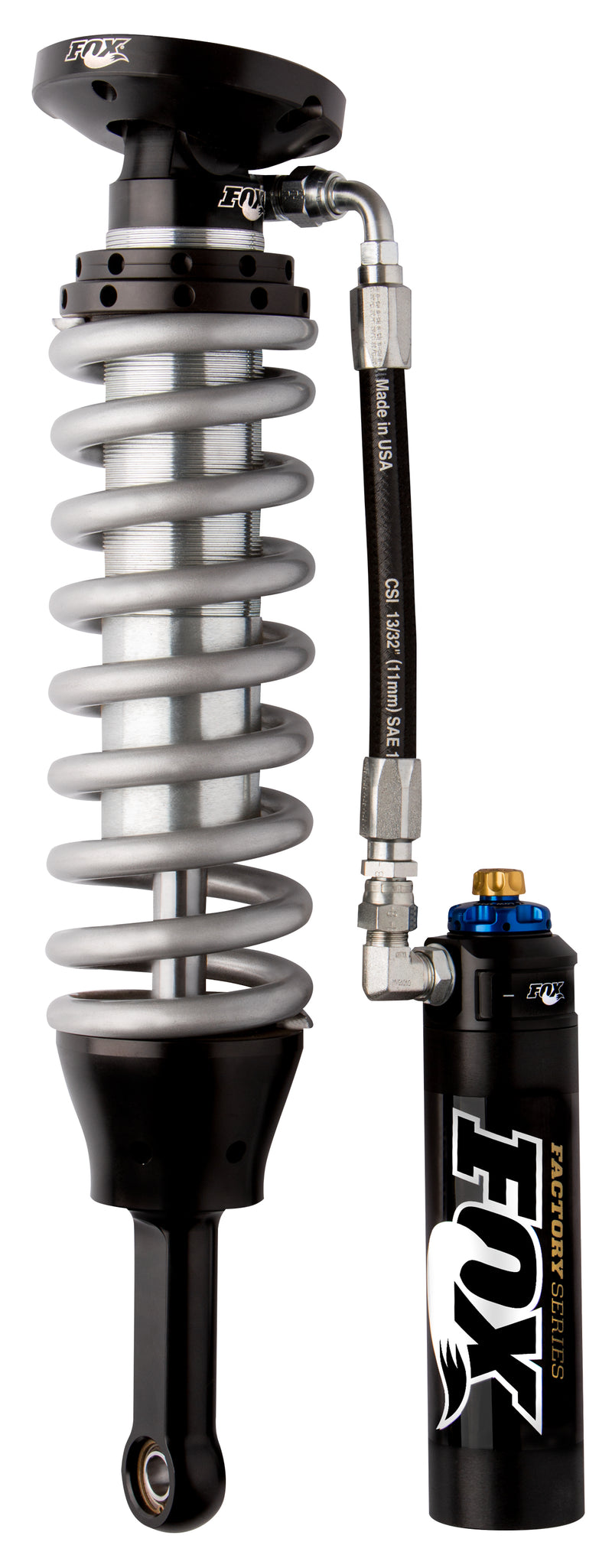 15-On Chevy Colorado 4WD Front Coilover 2.5 Series Remote Reservoir 4.5 Inch 0-2 Inch Lift Dual Speed Compression Kit Fox Shocks