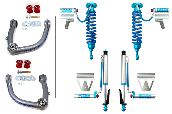08-21 Toyota Land Cruiser 200 Series Lift Kit with King 2.5 Adjustable Shocks