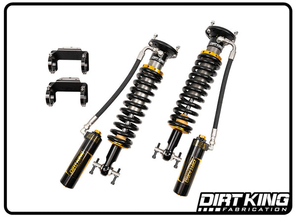 2.5 Coilovers | DCA Remote Reservoir - Single Cab 4WD Trail Boss / AT4 2019-2025 Chevy/GMC 1500 4WD