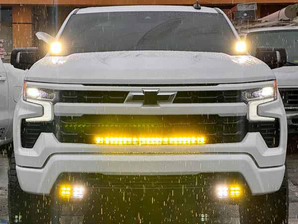 22-26 Chevy Silverado 1500 Fog Light Upgrade Kit for Baja Designs Pods