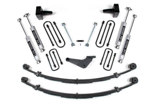 4 Inch Lift Kit Ford F250/F350 Super Duty 99-04 4WD Square U Bolt Without Factory Overload BDS Suspension