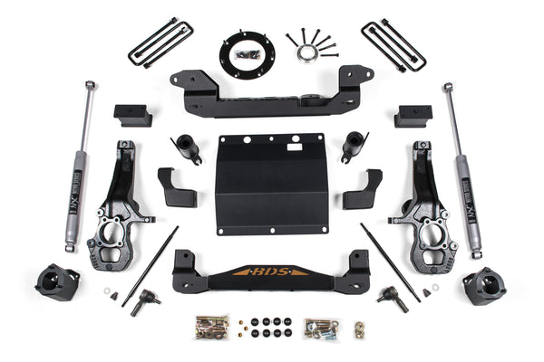 5.5 Inch Lift Kit Chevy Colorado or GMC Canyon 15-22 4WD BDS Suspension
