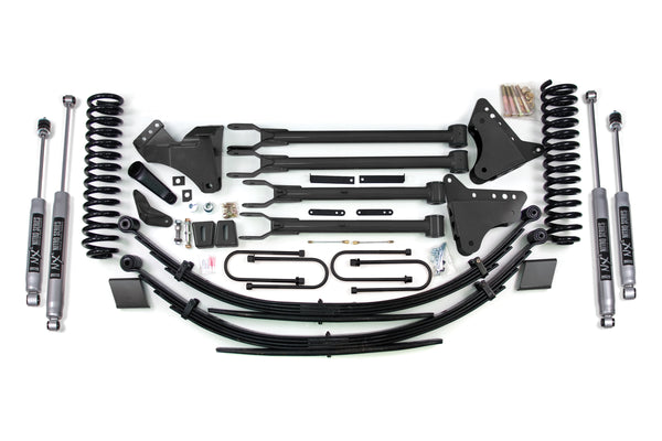 8 Inch Lift Kit w/ 4-Link Ford F250/F350 Super Duty 08-10 4WD Diesel BDS Suspension