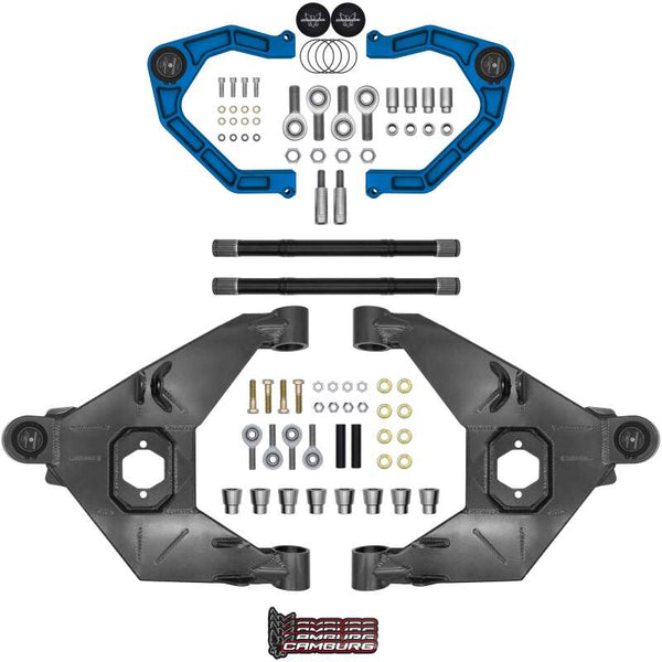 Camburg 21-25 Ford Bronco Trail Series Long Travel Kit w/ Billet XJ UCA - King Blue
